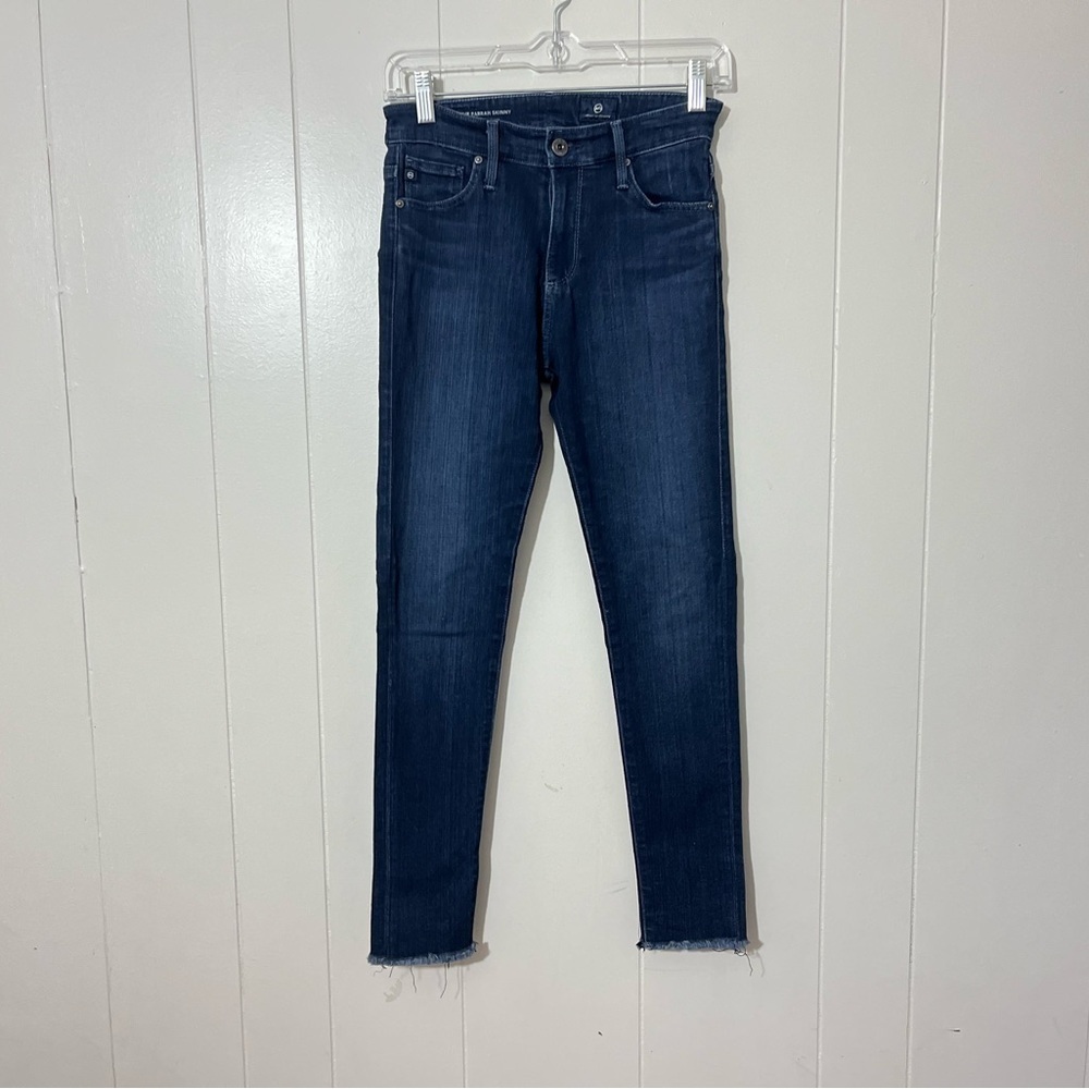 AG Adriano Goldschmied Farrah Skinny Jeans Dark Wash Stretch Denim Womens